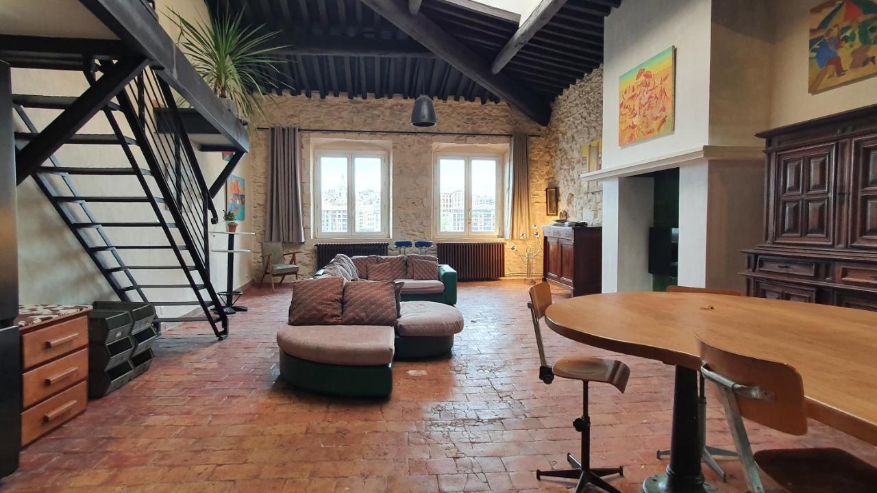 Grand Loft En Plein Coeur Du Vieux-Port Daire Marsilya Dış mekan fotoğraf